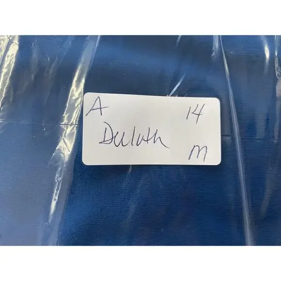 Duluth Trading Classic Noga Pants Womens Medium x29 Blue Zip Pocket Straight Leg - Picture 12 of 12